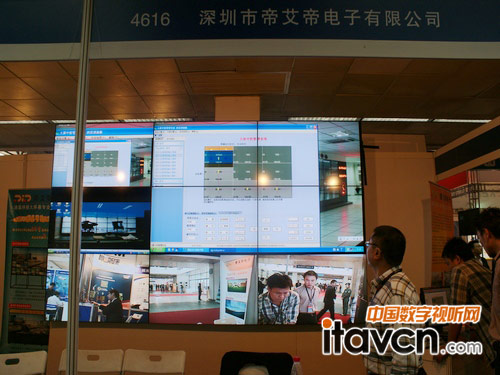 帝艾帝多款液晶拼接系列展示區(qū)