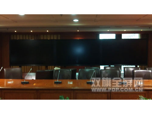 GE大屏幕拼接顯示設備應用在綠城集團總部會議室
