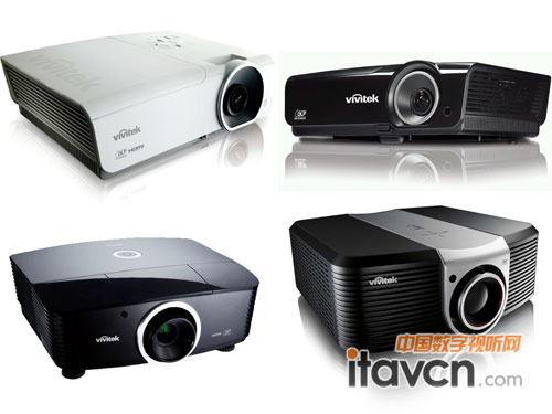  Vivitek麗訊H1080（左上）、H1085（右上）、H5085（左下）、“鉑爵”H9080FD（右下）