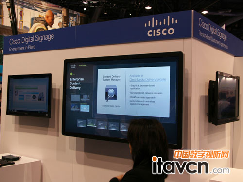 美國Infocomm：思科展ECDS數(shù)字標牌系統(tǒng)