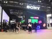 索尼展位
